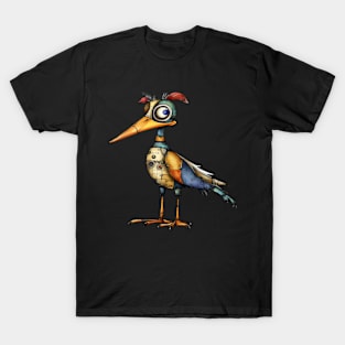 Whimsical Cute Bird T-Shirt